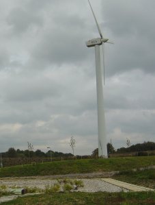 Wind turbine at RES HQ